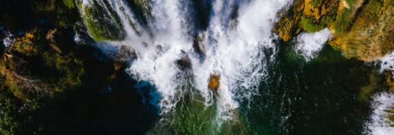 photo of waterfalls during daytime