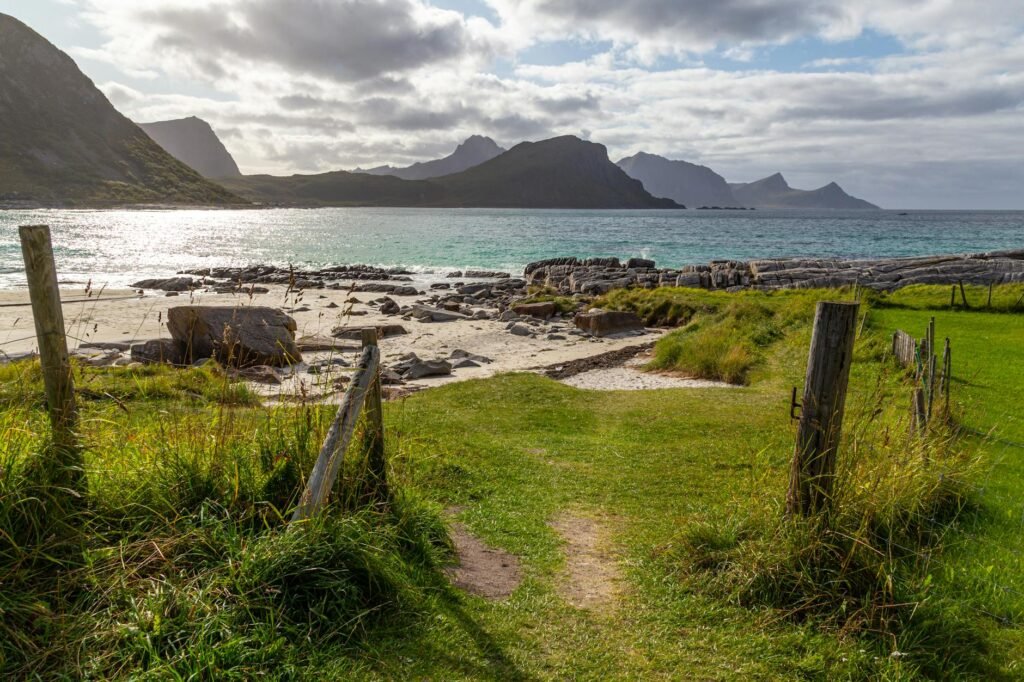 scenic coastal landscape in nordland norway
