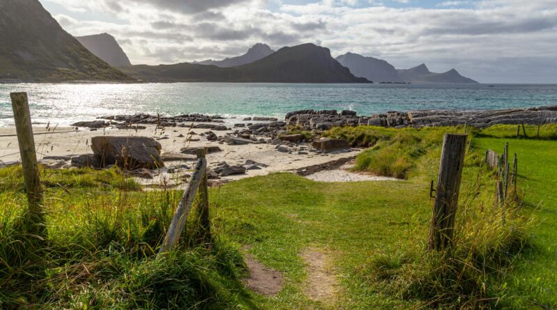 scenic coastal landscape in nordland norway