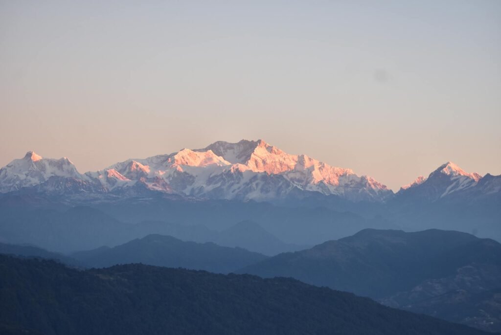 photo of snow capped mountain