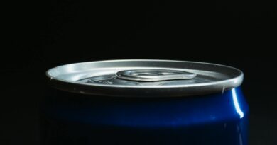 close up shot of a tin can