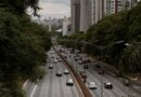 busy highway in sao paulo cityscape