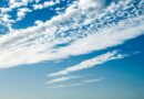 clouds on blue sky