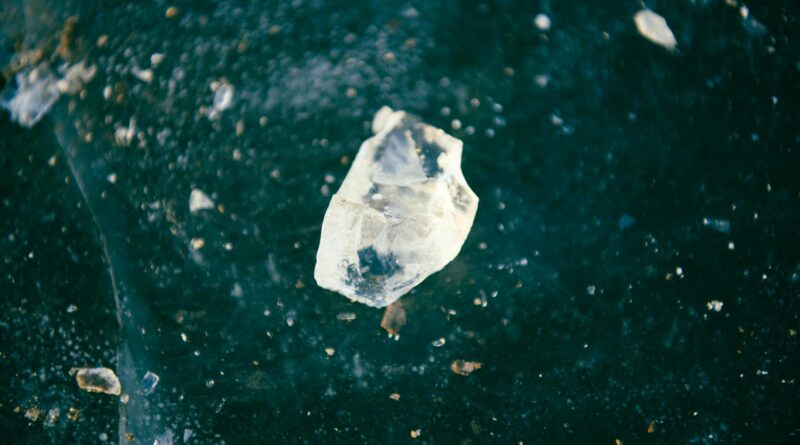 macro photography of a stone