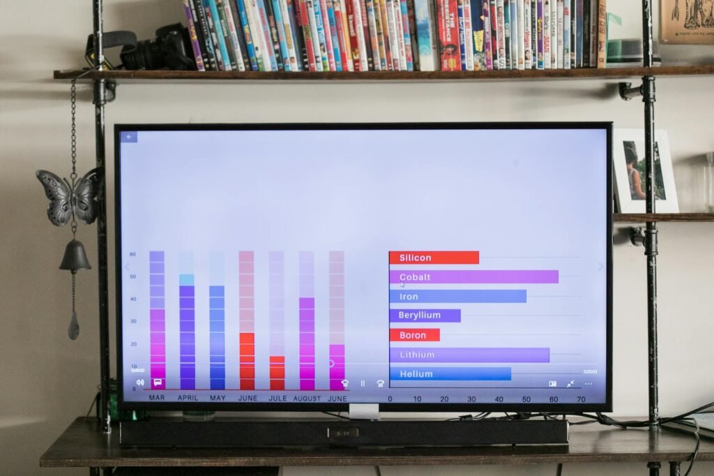 black flat screen computer monitor