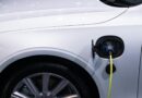 white car charging