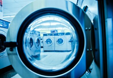 front load washing machines in coin laundry