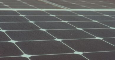 close up shot of solar panels