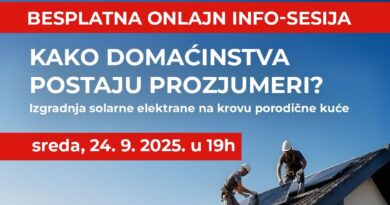 Besplatna onlajn info sesija „Kako domaćinstva postaju prozjumeri?“