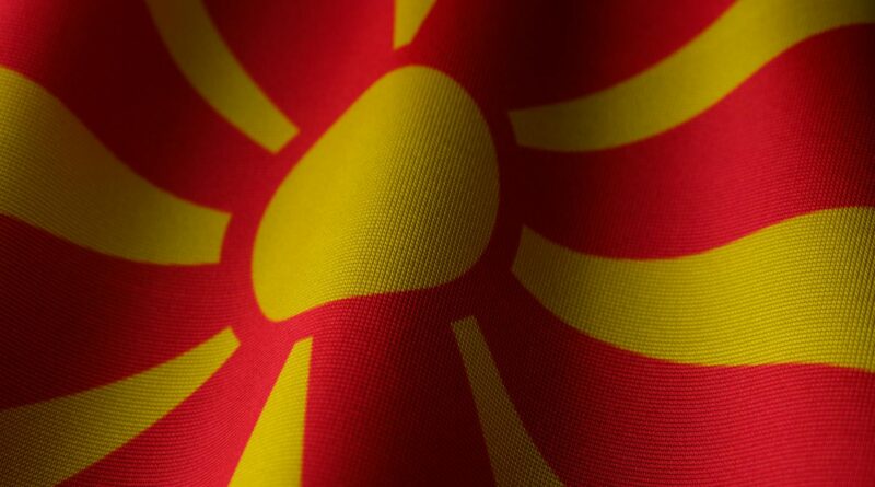 flag of north macedonia