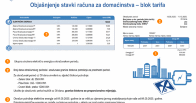 EPBiH poziva kupce da za plaćanje koriste namjenske transakcijske račune