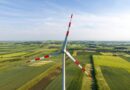aerial photography of a wind turbine
