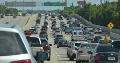 traffic jam on highway