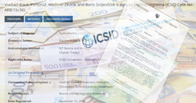 BiH je 51 miliona evra u slučaju Viaduct isplatila fondu Vannin Capital